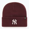 Wintermütze 47 Brand MLB New York Yankees Haymaker dark maroon