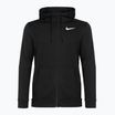 Herren Nike Dri-Fit Hooded Fitness Full Zip Fleece Sweatshirt schwarz/weiss