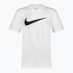 Herren Nike Sportswear Swoosh weiß/schwarzes T-shirt