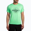 Herren Brooks Distance 3.0 hypergrün/brooks Trailrunning Shirt