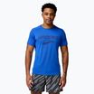 Laufshirt Herren Brooks Distance 3.0 neo blue/brooks logo