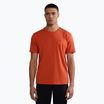 Herren Napapijri Salis orange gebranntes T-shirt