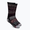 Smartwool Hike Light Cushion Mountain Pattern Crew Trekkingsocken schwarz