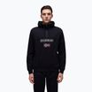 Herren Napapijri Burgee Half Zip Hooded 2.0 Sweatshirt schwarz 041