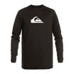 Herren Quiksilver Solid Streak Schwimmen Longsleeve schwarz