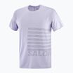 Laufshirt Herren Salomon Sense Aero Tee GFX cosmic sky/castlerock