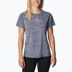 Columbia Damen Zero Rules Graphic Crew Trekking Shirt grau 1991583467