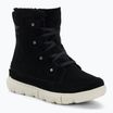 Damen-Trekkingstiefel Sorel Explorer Next Joan Wp schwarz/braun