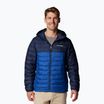 Columbia Powder Lite II Hooded Herren Daunenjacke in Bergblau/ Marineblau