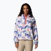 Fleece Sweatshirt Damen Columbia Helvetia II Printed Cropped Half Snap sea salt/pasteled multi