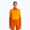 Damen Thermo-Sweatshirt icebreaker 200 Oasis Sonebula High Neck earth/solar/electrnpnk/cb