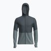 Trekking Hoodie Herren icebreaker Merino 260 Quantum IV Zip Hoodie arctic