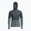 Trekking Sweatshirt Hoodie Herren icebreaker Merino 200 RealFleece Descender Zip Hoodie abyss/blue ash/black
