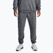 Under Armour Essential Fleece Jogger Herren Trainingshose pitchgrau medium heather/weiß