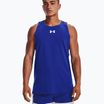 Under Armour Baseline Cotton Tank Herren Basketball Shirt blau 1361901