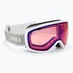 Skibrille Damen Giro Millie white&grey chute/infrared