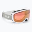 Skibrille Damen Giro Millie white&grey chute/Rosagold