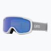 Skibrille Damen Giro Moxie white & grey chute/ cobalt/ yellow