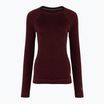 Thermoactives Longsleeve Damen Smartwool Classic Thermal Merino Base Layer Crew Boxed black cherry heather