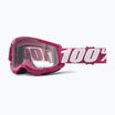100% Strata 2 fletcher/clear Fahrradbrille