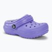 Slides Schlappen  Kinder Crocs Classic Lined digital violet