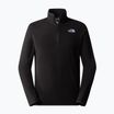 Herren Fleece-Sweatshirt The North Face 100 Glacier 1/4 Zip schwarz