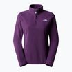 Damen Fleece-Sweatshirt The North Face 100 Glacier 1/4 Zip schwarz Johannisbeere Ppurple