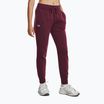 Trainingshose Damen Under Armour Rival Fleece dark maroon/white