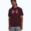 Herren Under Armour Big Logo Fill T-Shirt dunkelkastanienbraun/feuchtlila/venomrot