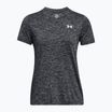 Under Armour Tech C-Twist schwarz/weißes Trainings-T-Shirt für Frauen
