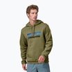 Patagonia P-6 Logo Uprisal Hirschhorn grün Sweatshirt