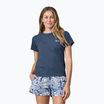 Damen-Trekking-T-Shirt Patagonia P-6 Logo Responsibili-Tee Utility blau