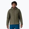 Daunenjacke Herren Patagonia Down Sweater Hoody pine needle green