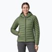 Daunenjacke Damen Patagonia Down Sweater Hoody terrain green