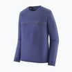 Herren Patagonia Cap Cool Merino Blend Longsleeve Graphic strata stripe/solstice lila
