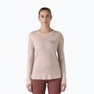 Damen Patagonia Cap Cool Merino Blend Grafik fitz roy Verlust: shroom taupe Longsleeve