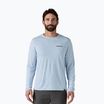 Herren Patagonia Cap Cool Daily Graphic Shirt-Waters fitz roy trout/fleck blue longsleeve