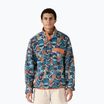 Herren Patagonia LW Synch Snap-T P/O Schwalbenschwanz geo/still blau Trekking Sweatshirt