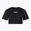 Frauen Vans Flying V Crew Crop Ii schwarzes T-shirt