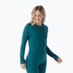 Thermo-Longsleeve Damen Smartwool Merino 250 Baselayer Crew Boxed emerald green