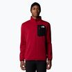 Herren Sweatshirt The North Face Crest FZ granatrot/schwarz