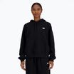 Women's New Balance French Terry Small Logo Hoodie schwarz