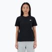 Damen New Balance Jersey Small Logo schwarz