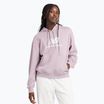 Frauen New Balance Französisch Terry Stacked Logo Hoodie icewine