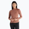 Lauf Longsleeve Damen New Balance Athletics Heat Grid 1/2 Zip sPaarrow heather