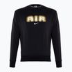 Sweatshirt Hoodie Herren Nike Sportstwear Air Crew-Neck black/metallic gold