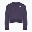 Hoodie Sweatshirt Kinder Nike Sportswear Club Fleece dark raisin / white