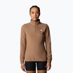 The North Face Frauen 100 Glacier 1/4 Zip latte Sweatshirt