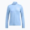 Frauen unter Armour Tech 1/2 Zip-Twist Sweatshirt Horizont blau / weiß