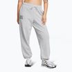 Under Armour Damenhose Icon Heavyweight Terry Oversized mod grau hell heather/forest green